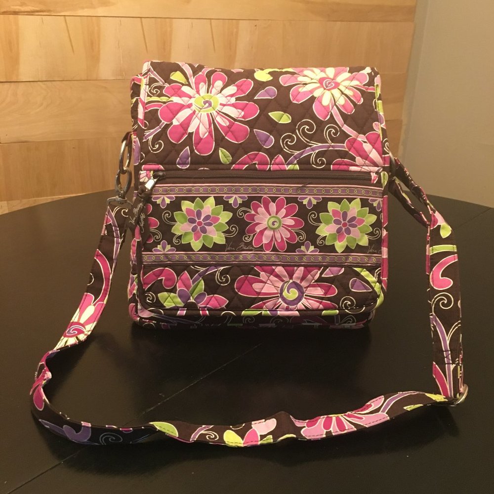 Vera Bradley Purple Punch Crossbody Mailbag